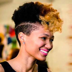 Beautiful African hair styles: mowhawk inspired
