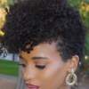 Tapered dry perm