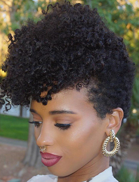 Tapered dry perm